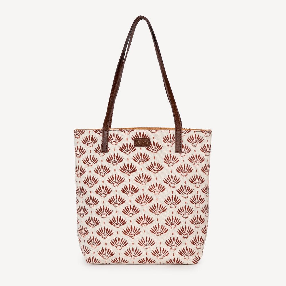 Exclusive Sunrise Block Printed Tote Bag NWT